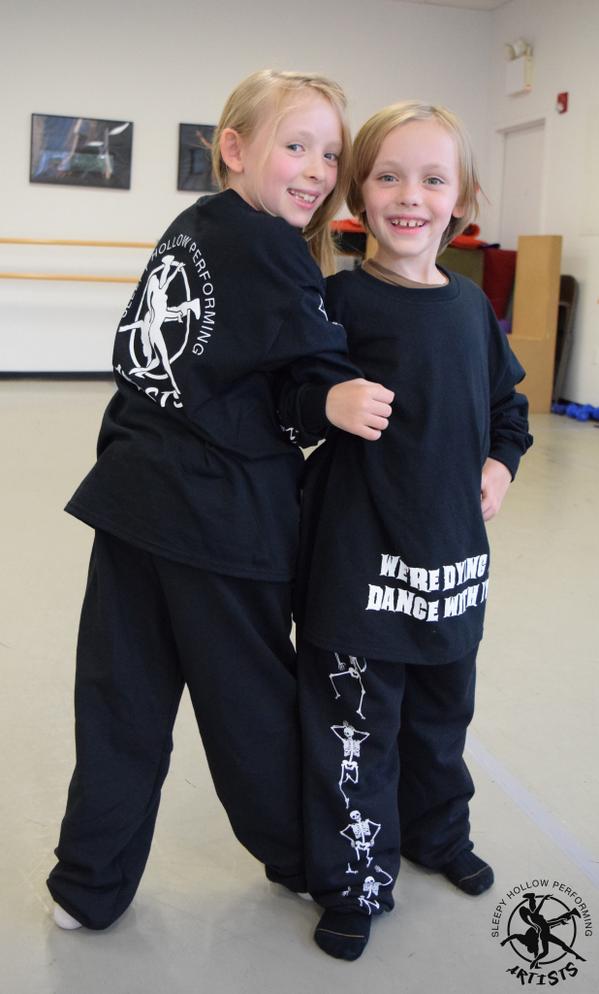 DebralynPress's tweet photo. Sleepy Hollow Performing Arts! New Halloween Clothes 
Long Sleeve Shirt: $30
Sweet Pants: $40
Adult sizes too! http://t.co/DzPJc8sCr8