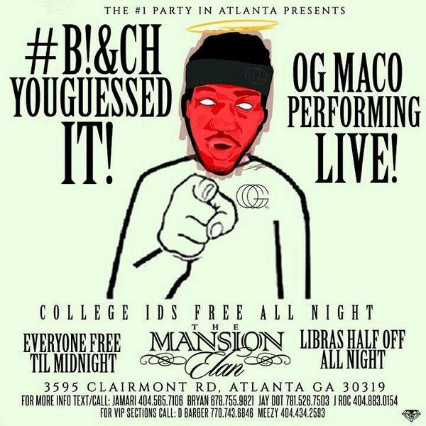 SpaazzOut's tweet photo. #BYGI tonight Og Maco will be in Mansion http://t.co/j3iEvF985U