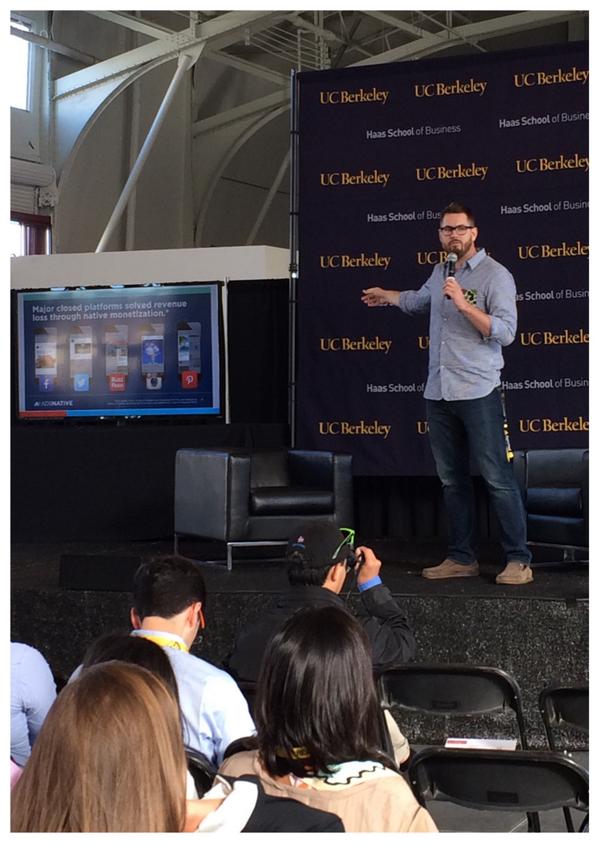polymorphlabs's tweet photo. Did you get to see @bbthorson delivering his rocket pitch at the #playconference today? #adsnative #bannerlessweb http://t.co/ySscjbqMg3