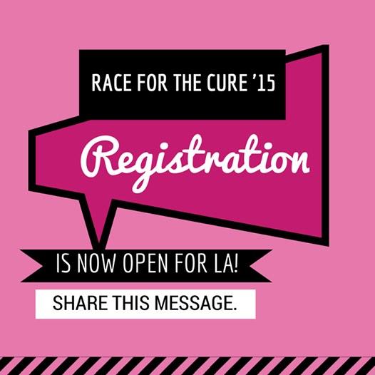 CapoNataApparel's tweet photo. RT@komenla: NOW OPEN! Registration for Race for the Cure 2015! http://t.co/12mcGTVUNB #BCAM #BCA #Pink #CapoNataCares http://t.co/oDLjuGHVcD