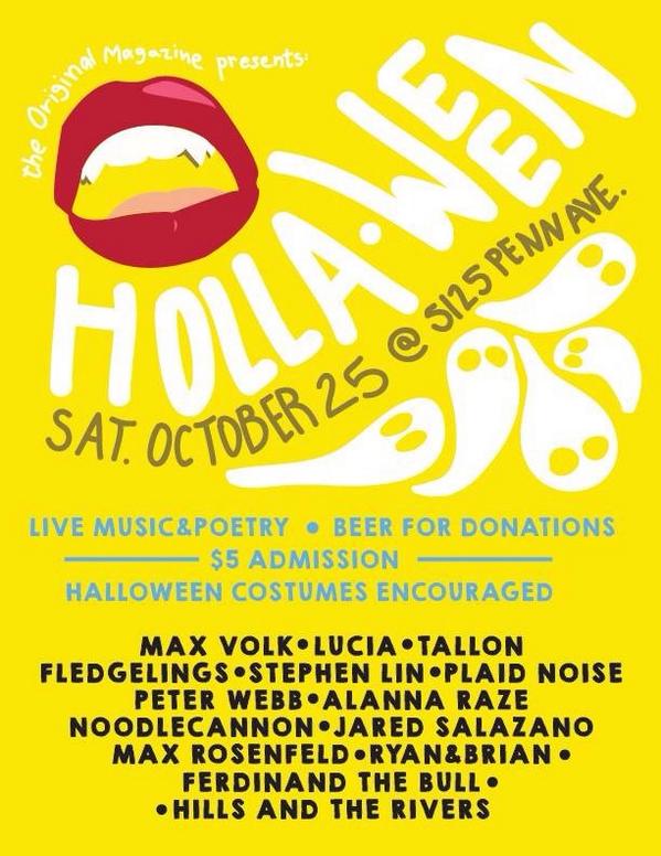 TheOriginalMag's tweet photo. Where will you be this time tomorrow? At Holla-ween? The only answer to that should be "fr*ck yes!!¡!".See you there! http://t.co/eaCf1Kxt6c
