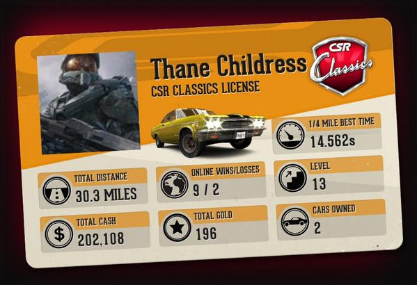 ChildressThane's tweet photo. Check out my stats in #CSRClassics for iOS. It's FREE! http://t.co/hAcM4Ynz18 http://t.co/jNB95VfmgE