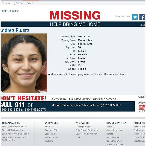 @IamRonnieBanks  Help us by retweeting or tweeting this  please! !! #HelpfindAndrea