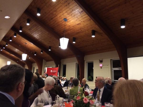 lynchburg's tweet photo. Dedication gala of Drysdale Student Center is underway. Thanks to all our donors! #DSCdedication #DrysdaleSC http://t.co/4ORkoDTa0K