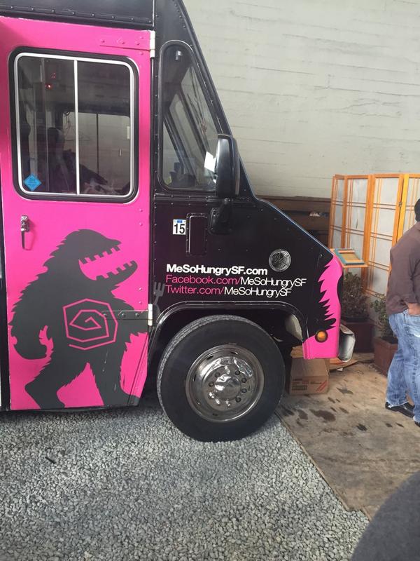 Liveli's tweet photo. Team lunch at @gloungesf. The @MeSoHungrySF trucked smelled too good to pass up. http://t.co/tnlOQ1865M