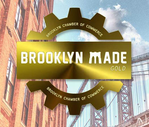 We're thrilled to have received a Gold "Made in Brooklyn" award, from <a href="/BrooklynChamber/">Brooklyn Chamber of Commerce</a>