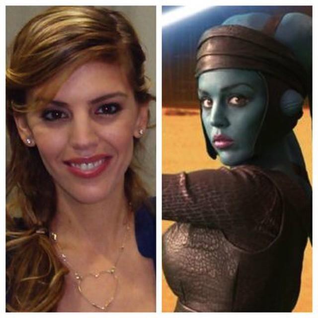  - Happy birthday to Amy Allen, who played Aayla Secura in Attack of the Clones...  