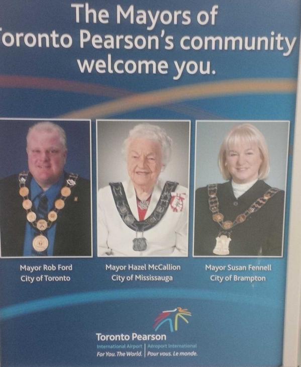 Penalosa_G's tweet image. Just landed in Toronto, realize that as of Tuesday these 3 photos will be changed. Let's hope it's for 3 great woman!