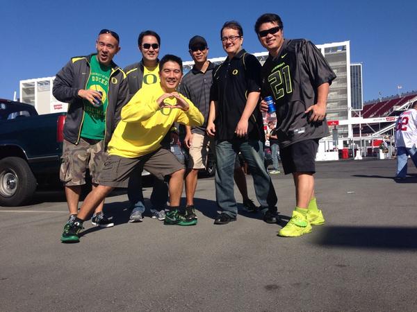 #gobears #GoDucks (trying to get in big board at Levi Stadium!)