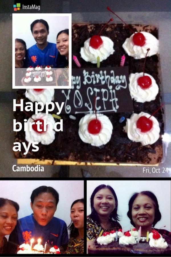 Happy birthdays my hubby 24 oktober