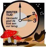 Vannacht gaat de klok een uur achteruit!