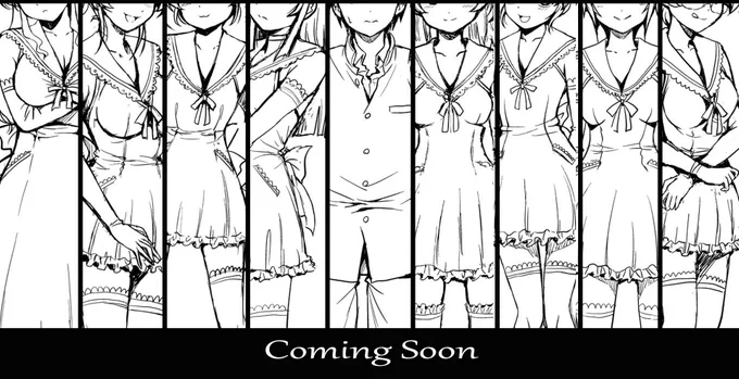 ずっとずっと描いてた新作の企画がついに通りました。
来年月チャンで連載予定。超がんばるからお楽しみに～♪ 