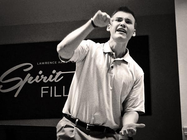 thelawrencehall's tweet photo. "When we let our walk with a God fuel our running with God, we are living in the spirit" - Great message, @Jbuns15 http://t.co/n0fxjTJ9wY