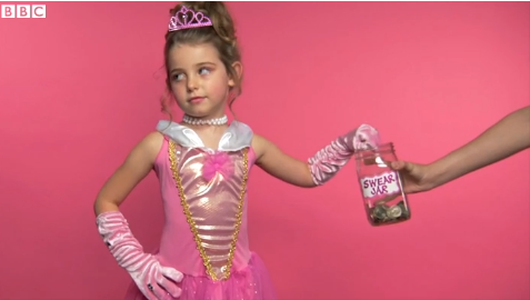 BBCNews's tweet photo. Swearing for feminism: http://t.co/CLNSD56qWo Controversy over foul mouthed pink princesses #BBCtrending http://t.co/LVikQJeDmX