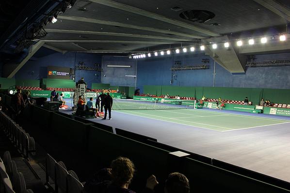 Plus que quelques minutes avant la première rencontre de cette édition 2014 du #BNPPM à #Bercy bercyarena.paris