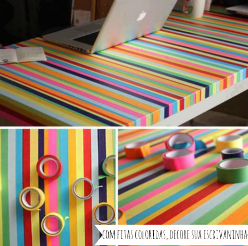 ModaParis7's tweet image. Olha q legal essa ideia,ela é pratica e rapida e vc só vai precisar de fitas adesivas coloridas e decorar.