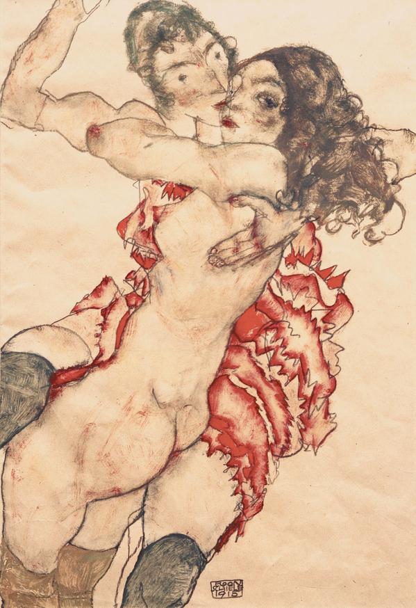 Egon Schiele's nudes, now at Courtauld, are 'more daring and disturbing than a century ago' on.ft.com/1sYr5So