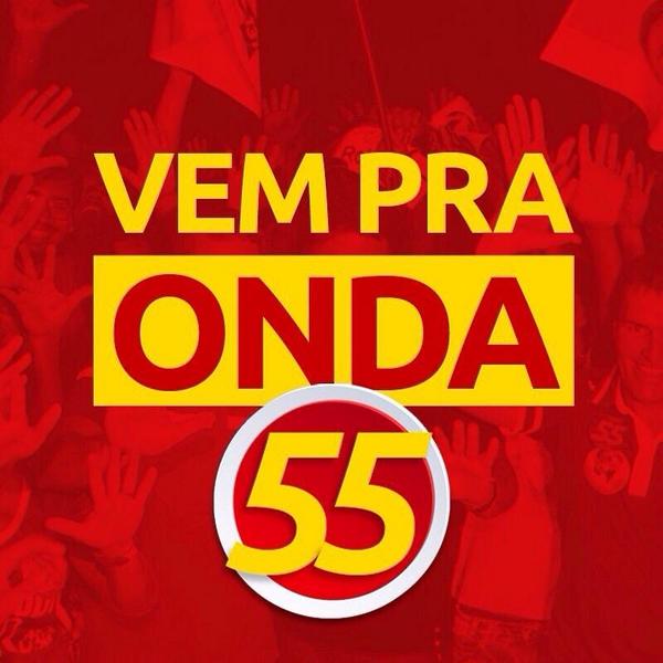 RobinsonFaria's tweet photo. Vem pra Onda 55! Vista vermelho e venha pra Avenida Prudente de Morais #EuAcreditoRobinson55 http://t.co/VqULe6Gm0R