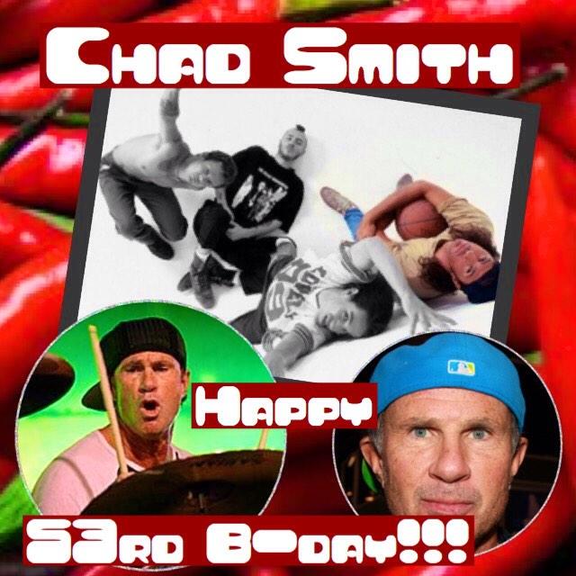 Chad Smith 

( D of Red Hot chili peppers, Chickenfoot..)

Happy 53rd Birthday!!!

25 Oct 1961  