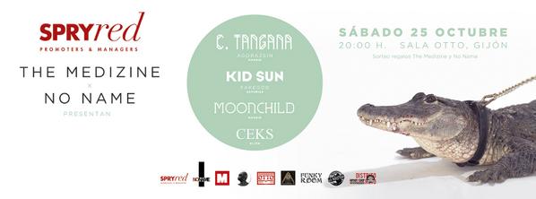 Hoy desde las 20:00 en Sala Otto (Gijón) <a href="/C_TANGANA/">El madrileño</a> + <a href="/AdrianMoonchild/">Adrian</a> + <a href="/K1DSUN/">K1DSUN</a> + <a href="/Ceksunsetmusic/">CEKS</a>