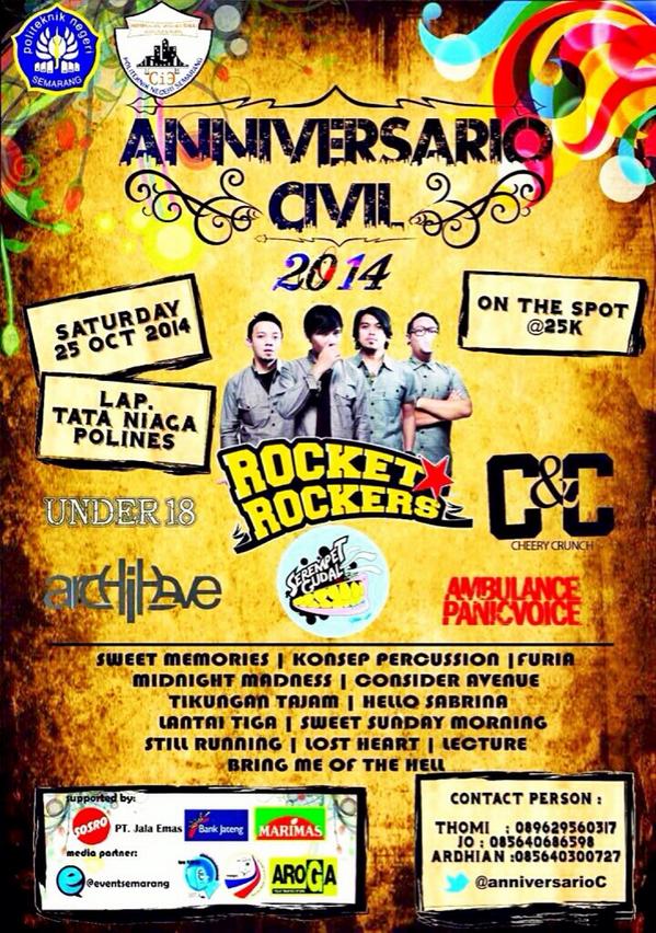 Sampai Bertemu di acara hari ini guys!! kita main jam 19.30 :)