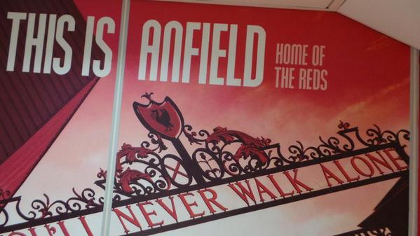 Liverpool Fc Inside The Anfield Tunnel Ahead Of Today S 3pm Kick Off Http T Co D2nrelolpe