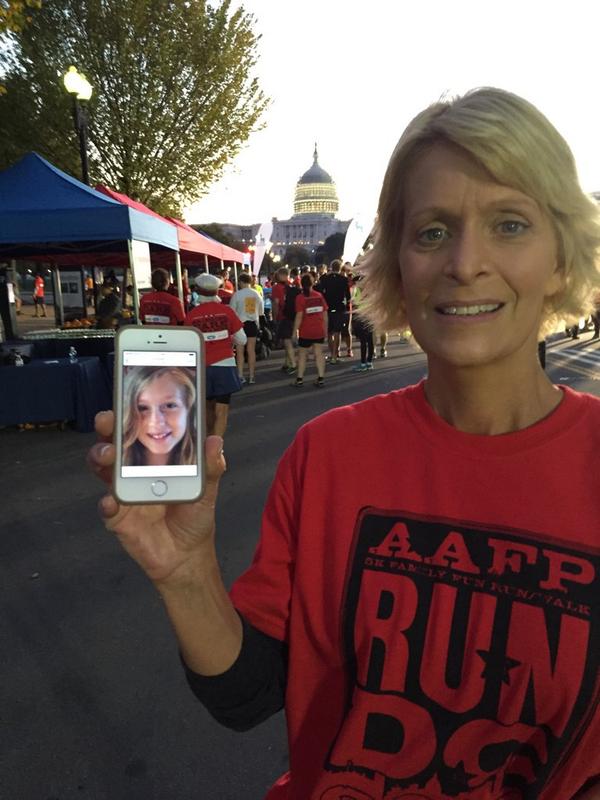 tshaffertodds's tweet photo. #AAFP2014 #AAFPAssembly Race dedicated to Katie Kress-13yo who died Oct 10th from meduloblastoma #inspiration to run http://t.co/G9MNYys4BH