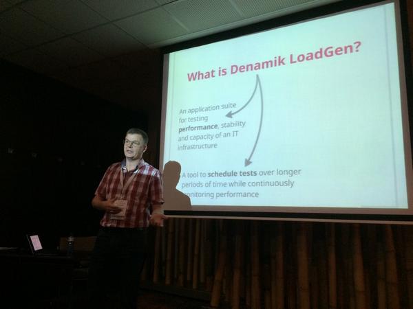 virtuEs_IT's tweet image. Marco Hokke started his session on #Denamik #LoadGen @E2EVC