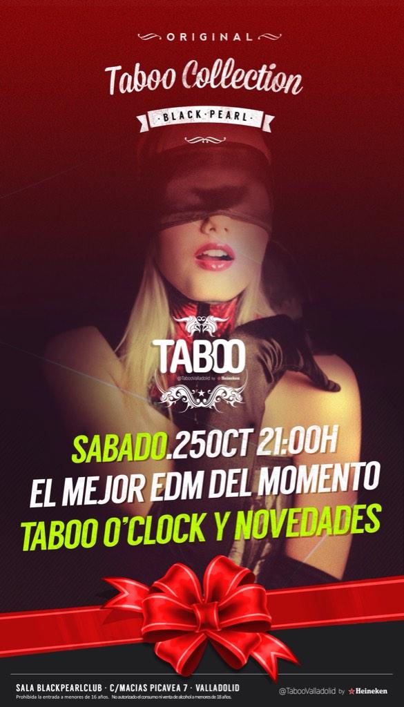 TabooValladolid's tweet photo. Esta noche, después del clásico entre Real Madrid - FC Barcelona abrimos nuestras puertas con #TabooCollection http://t.co/EUqvAIlbYT