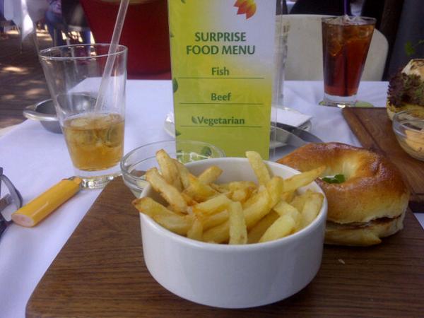 Surprise free food and fuze ice tea whaaaat