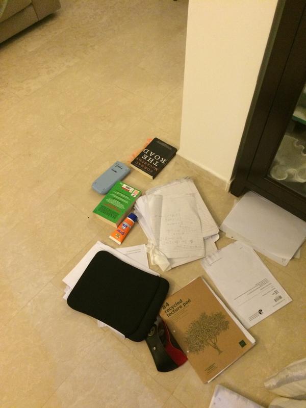 jakehum's tweet photo. FML redbull exploded in my bag:((( http://t.co/DMgmZ54Iqj