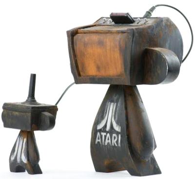 trampt's tweet photo. #dailycustom 'Atari MAD*L' by @MrTheSanders - http://t.co/VofcPY3zHF from the Vinyl Thoughts Art Show 5. #atari http://t.co/kGuNbaUzR3