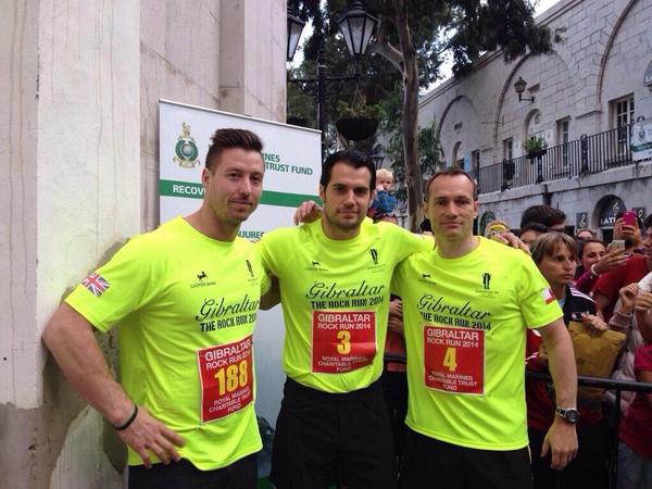 erinhaslonglegs's tweet photo. @sworntoblack #MichaelBlevins Henry Cavill #RoyalMarines @InfoGibraltar #GibRockRun http://t.co/qg2rTVTa4H
