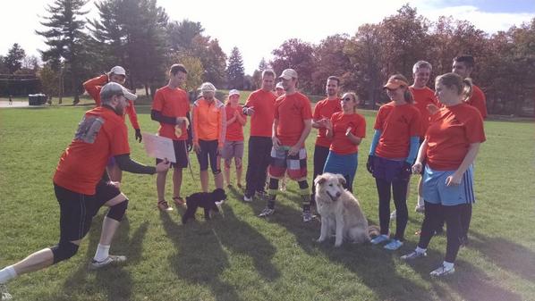 BUDAChatter's tweet image. Happening now: game cheers #fallhat tourney