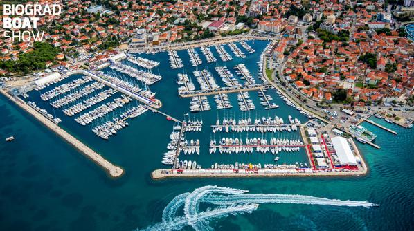 Birds eye view of the #Biograd Boat Show #BBS16 .<a href="/ilirijahotels/">IlirijaResort</a>