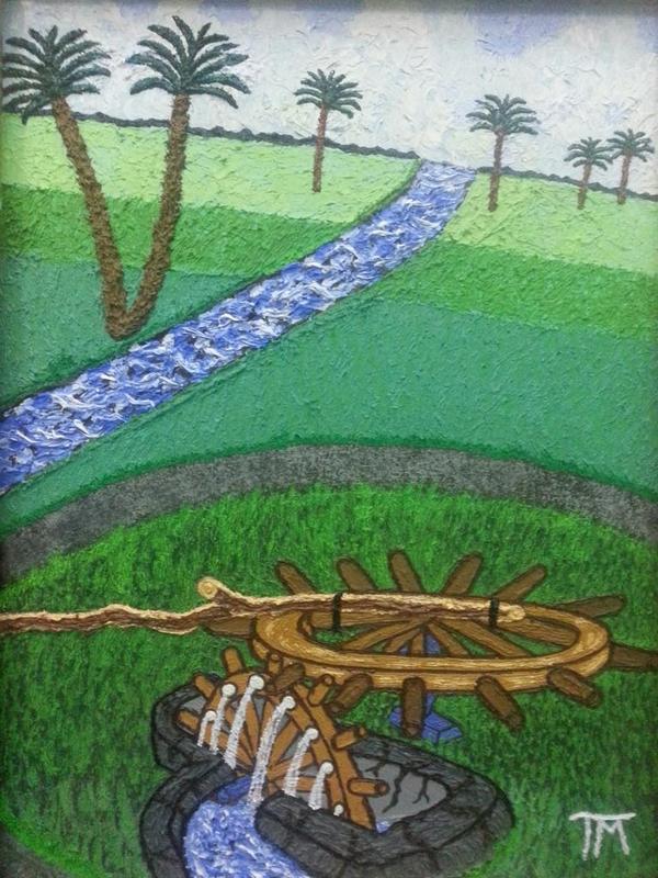 t_metwalli5's tweet photo. #art #oil_painting #runnel_wheel #farm #still_soft #رسمتي #كلنا_رسامين #تويت_برسمة_انت_راسمها #رسمتي hope u like it http://t.co/DbwIU0RdMh