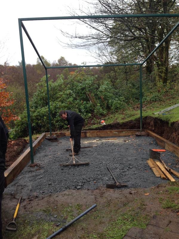 MGCGreens's tweet photo. Making good progress on first Autumn development project #practicenet #MGCdevelopment http://t.co/vgf08dRxre