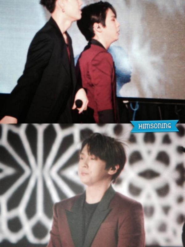 himsoning's tweet photo. [PRE] 141025 MBC KOREAN MUSIC WAVE IN BEIJING 
( @BAP_Himchan ) #힘찬  오빠  수고하셨어요>.<반짝반짝 빛나는 김힘찬님♡ http://t.co/0ooap4IHb6