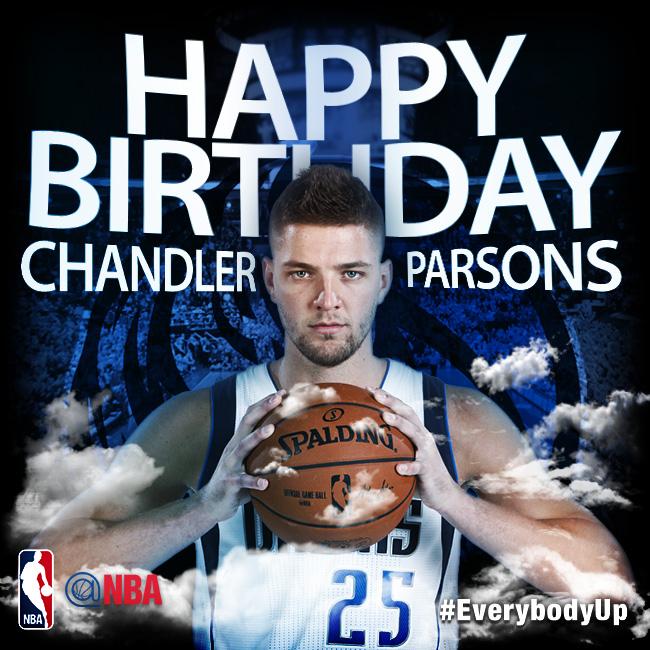   Join us in wishing of the a HAPPY BIRTHDAY!  Fat Chandler Parsons? 