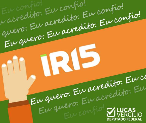 LucasVergilioGO's tweet photo. Domingo você terá a chance de mudar o destino de Goiás. Só @IrisRezendegov para gerir bem nosso estado! #Virada15 http://t.co/0QjPgYtUoJ