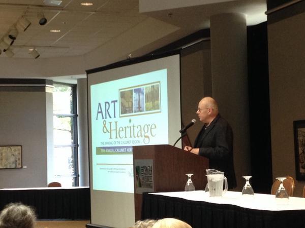 markacarroll's tweet image. At the 15th annual #CalumetHeritage Conference. The focus is Art &amp;amp; Heritage, the making of the Calumet region.