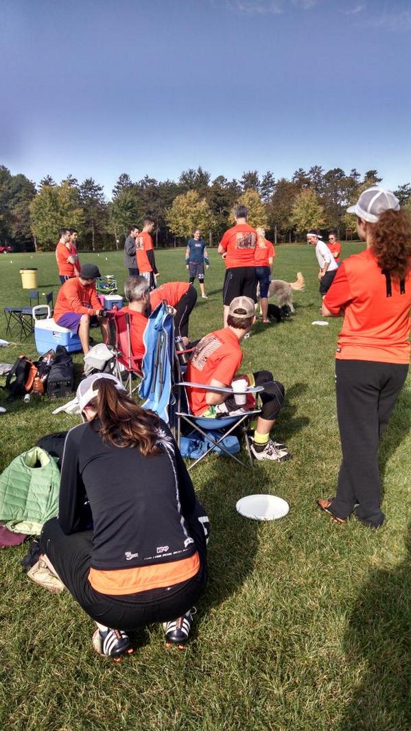 BUDAChatter's tweet image. Game 1 down, 3 more to go. #fallhat tourney. #Ultimate