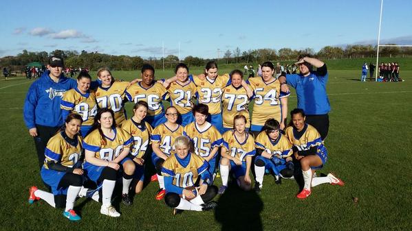 ManchesterTitan's tweet image. Titans go down 33-7 to the reigning National Champs Coventry but finish 2nd overall.  #Titans #ladies #projectOpal