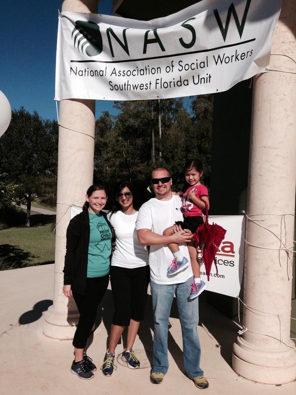 Team NASWSWFL at the <a href="/CNSWFL/">Childrens Network</a> walk to prevent child abuse. Proud to have <a href="/FloridaFAPA/">FloridaFAPA</a> <a href="/FLchildren1/">Florida Coalition for Children</a> <a href="/MyFLFamilies/">Florida Department of Children and Families</a> w/us.