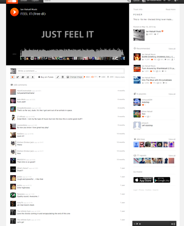 ianhalsall's tweet photo. #mindbending #dubstep #bassness "FEEL IT! (FREE DL)"
https://t.co/ALFLSi8c1E #nowplaying #edm #np #music http://t.co/0i1gEb182r