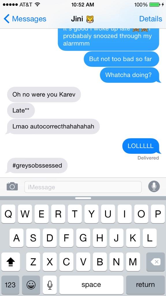 rach__ill's tweet image. LOL #greyproblems #obsession