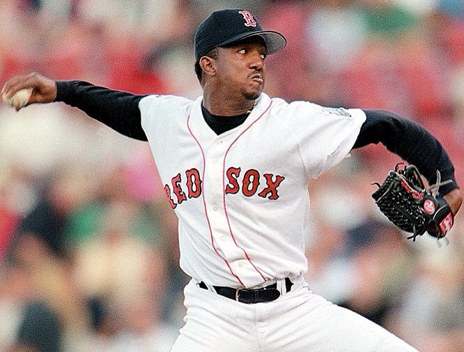 The GOAT hands down!!!....//Happy 43rd birthday to Pedro Martinez. 