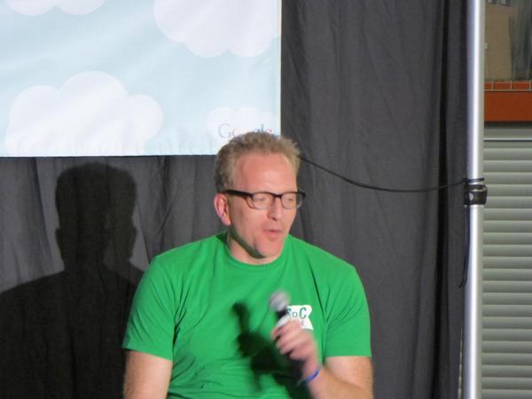 shadowcat_mdk's tweet image. Also nice to see the special guests who were Linus Torvalds and Dirk #gsoc2014 #gsocreunion