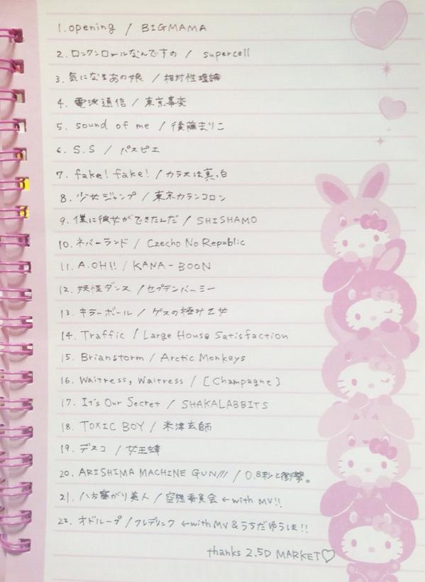 アリスムカイデ 2 5d Market Dj Setlist 1曲でも何かひっかかって頂ければ幸いです ようこそ Http T Co Jncjr61hw9 アリスムカイデ 2 5d Market Dj Setlist 1曲でも何かひっかかって頂ければ幸いです ようこそ Http T Co Jncjr61hw9