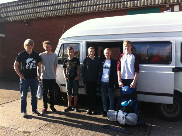 237 Explorers on their way to the Lake District ready for their Silver DofE expedition tomorrow! #iscout #explorers